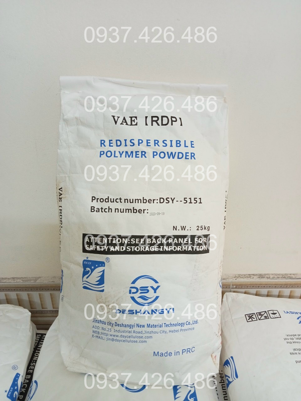 REDISPERSIBLE POLYMER POWDER DSY-5151 25KGBAG - Công Ty TNHH Quyết Phát Tài